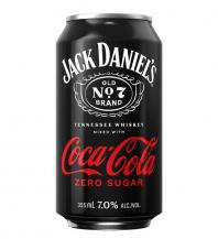 Jack Daniels & Coke Zero 4 Pack Cans (4 pack 12oz cans) (4 pack 12oz cans)