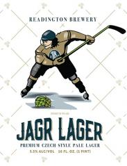 Readington Brewing - Jagr Lager (4 pack 16oz cans) (4 pack 16oz cans)