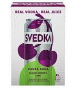 Svedka - Black Cherry Lime Vodka Soda (414)